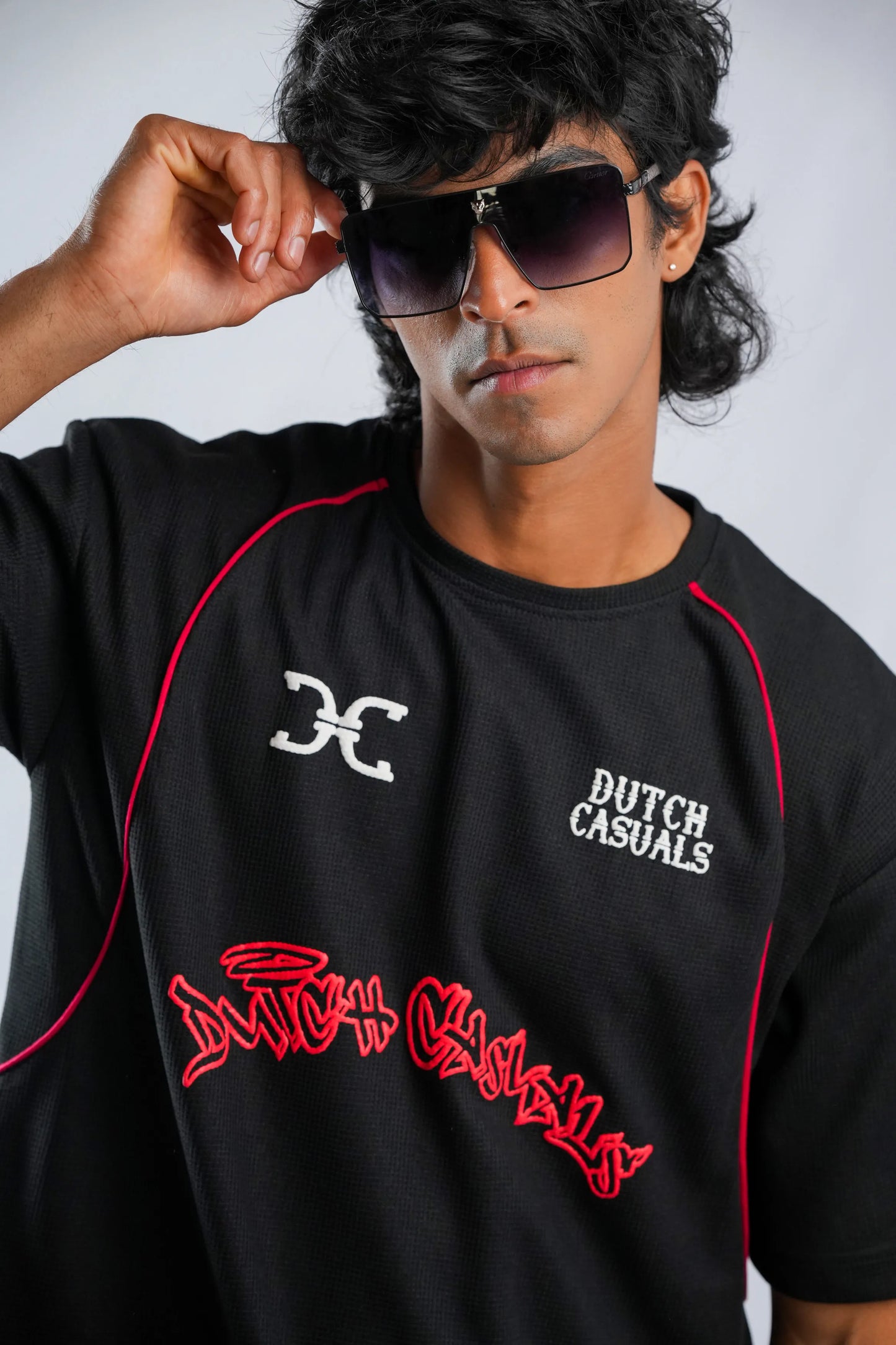 Dual Tone Oversized Tee