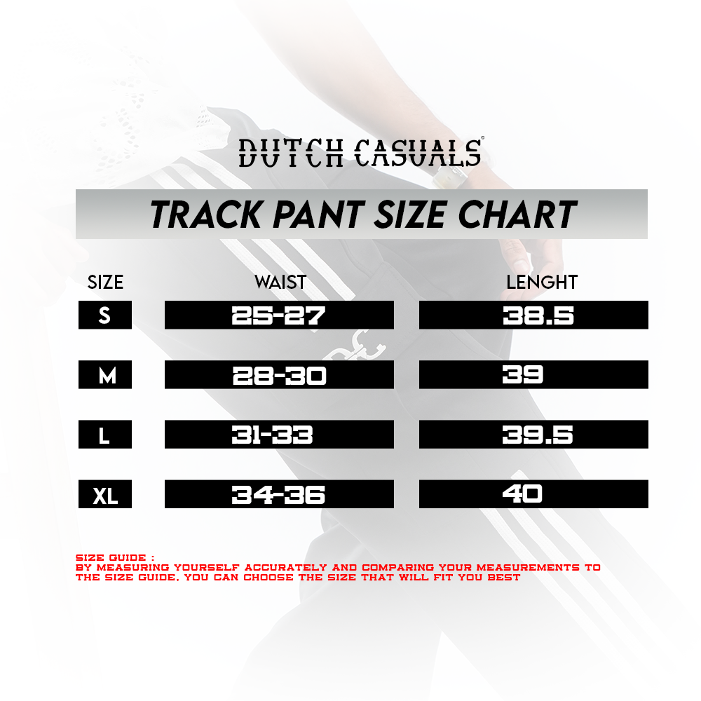 Size chart for DC Linen Pant