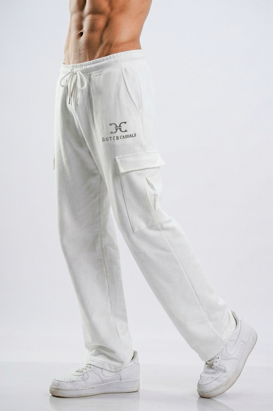 DC WHITE CARGO TRACK PANT