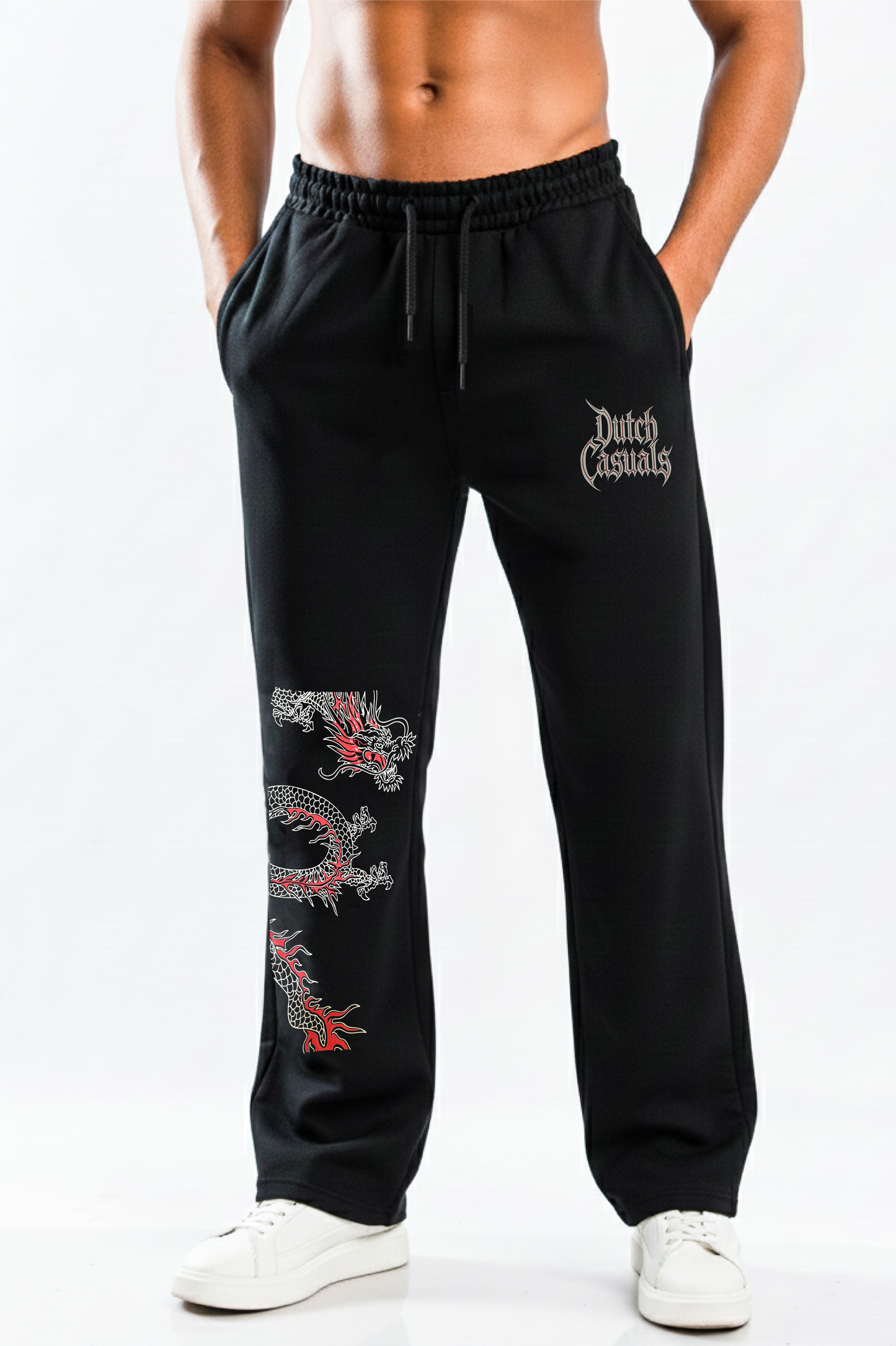Dragon Track Pant - Black